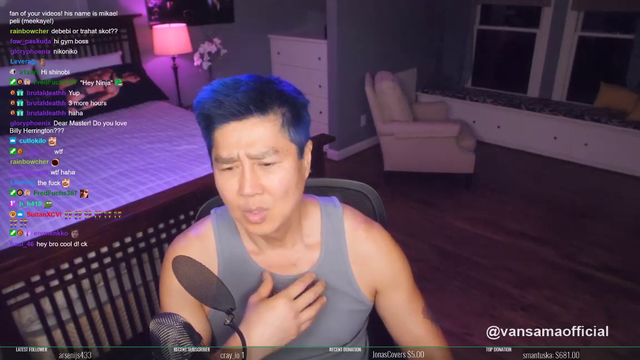 Vansama's response to a homophobic/hate speech $5 donation
