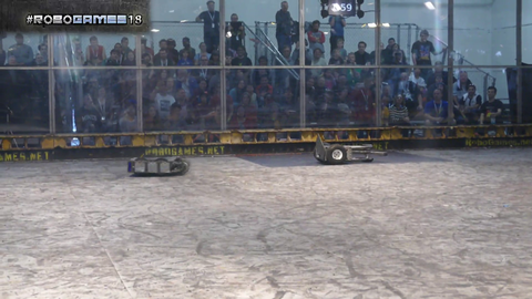 Another light gets taken out during the RoboGames