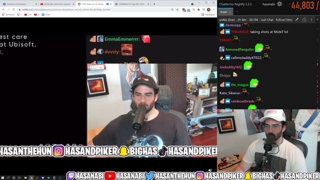 Hasan does himself dirty