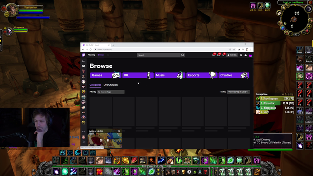 Soda checks out the JustChatting section