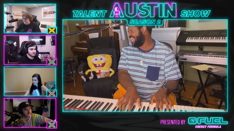 Talent show features artist with unbelievable talent.