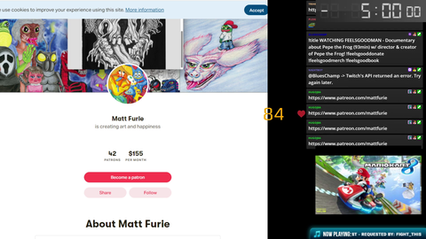 Pepe the Frog craetor Matt Furie was the original Amouranth