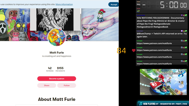 Pepe the Frog craetor Matt Furie was the original Amouranth