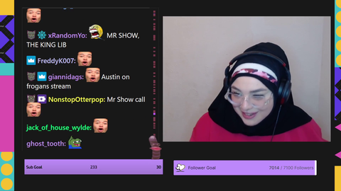 Austin Show calls into Frogan's stream (who has a Masters in Womens Sexual Health) to make a confession