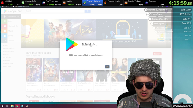 Scammer reacts after Kitboga redeeming $500 to himself than him..