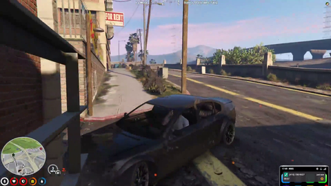 Erobb's first car chase