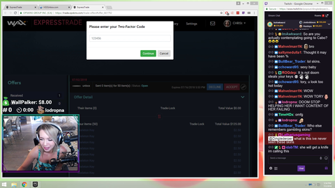 Dinglederper back to scamming with phantoml0rd