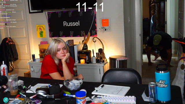 Against all odds, Russel does the impossible. 10 push-ups.