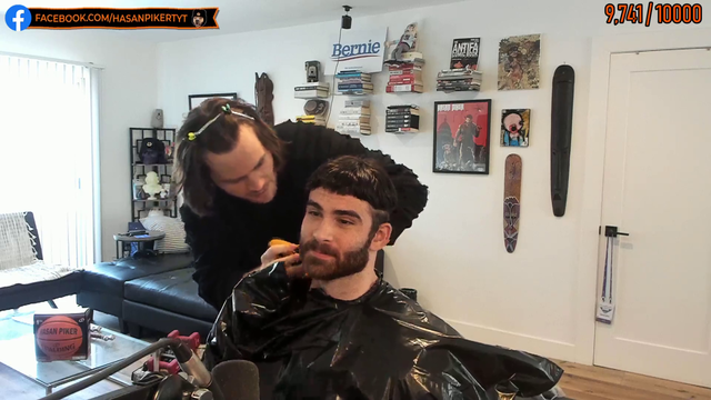 Hasan's new haircut style!