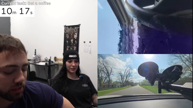 ExtraEmily runs stop sign