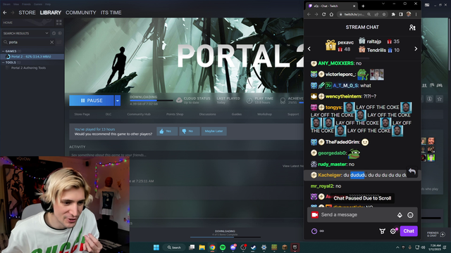 normal xqc stream
