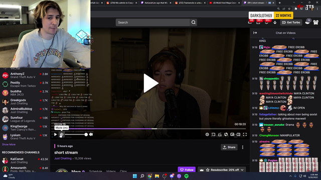 xQc talking about maya indirectly/directly nudging the victim in a biased way