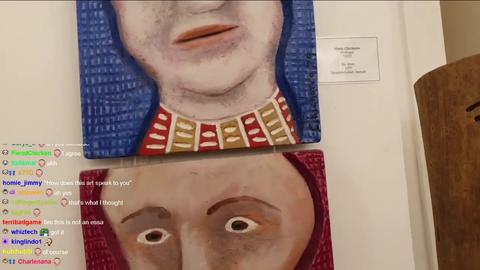 HAchubby finds Mizkif in an art museum