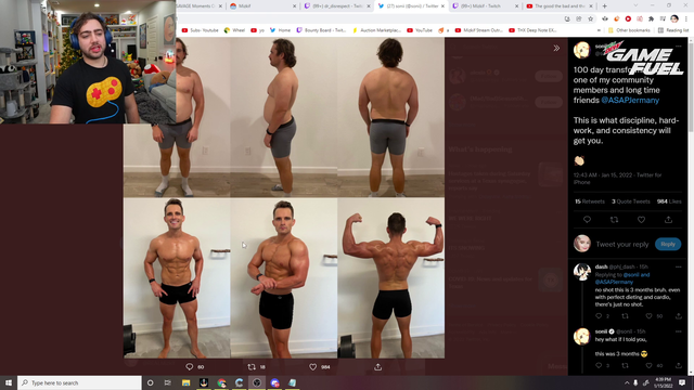Knut is convinced one of Sonii's community member took steroids