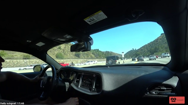 Just Knut driving through the mountains of USA, in the sun, listening to Beethoven.