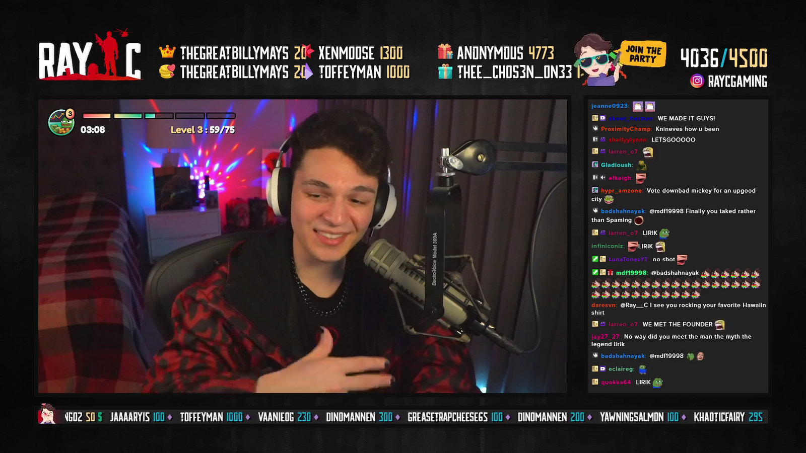 RayC on meeting Lirik irl