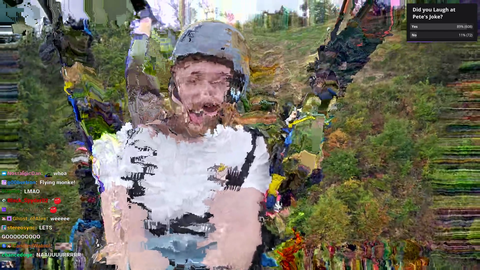 CDawgVA livestreams while Paragliding