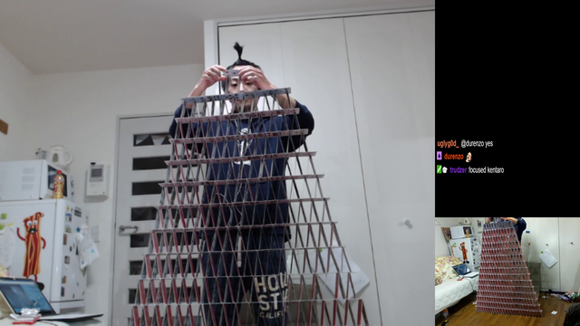 big card house falls PepeHands