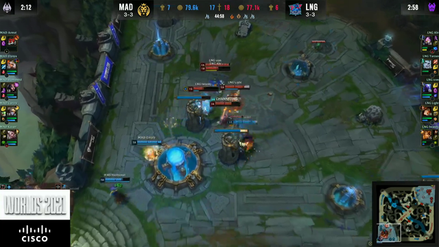 Crazy ending at worlds between MAD and LNG!