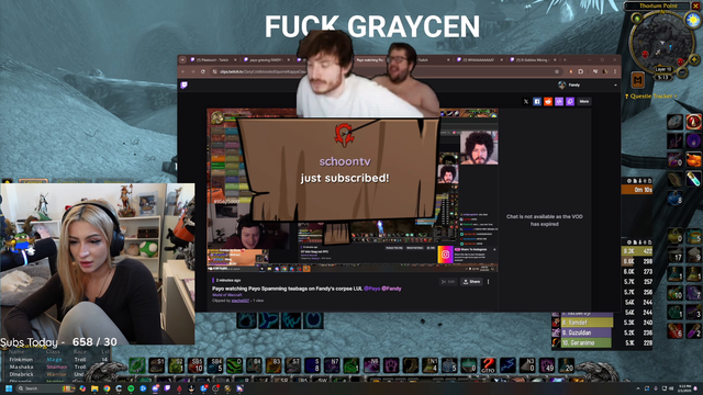 Fandy reacting to Payo, reacting to himself teabag Fandys corpse