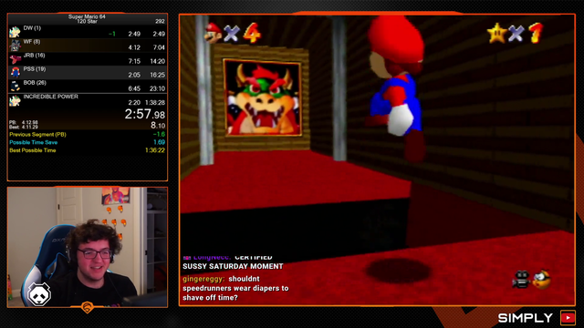Simply breaks down on stream