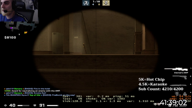 Sliker with the timing again