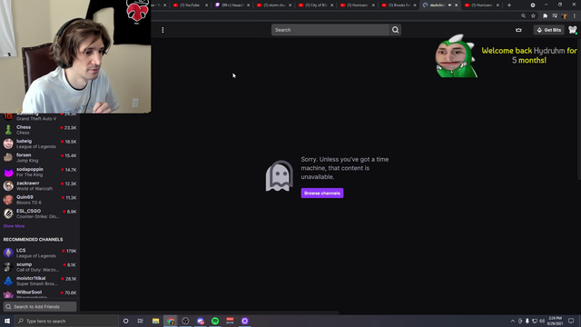 xQC Feeds the chickens.