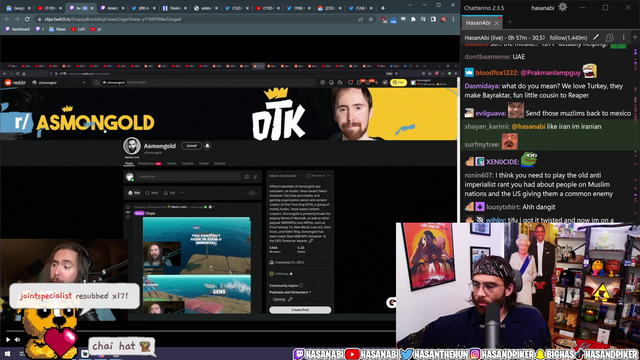 HasanAbi on Asmongold Saudi Sponsorship take