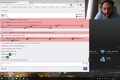 Totalbiscuit tweets at Reckful
