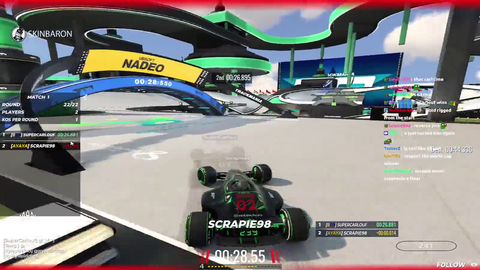 Trackmania pro Scrapie wins Cup Of The Day in hilarious fashion