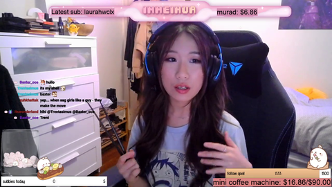 You wanted to do a mukbang right!? (little brother trolls sister's stream)