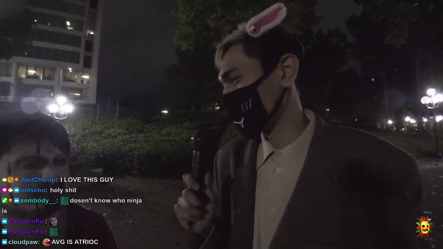 Interviewing strangers at an anime convention be like