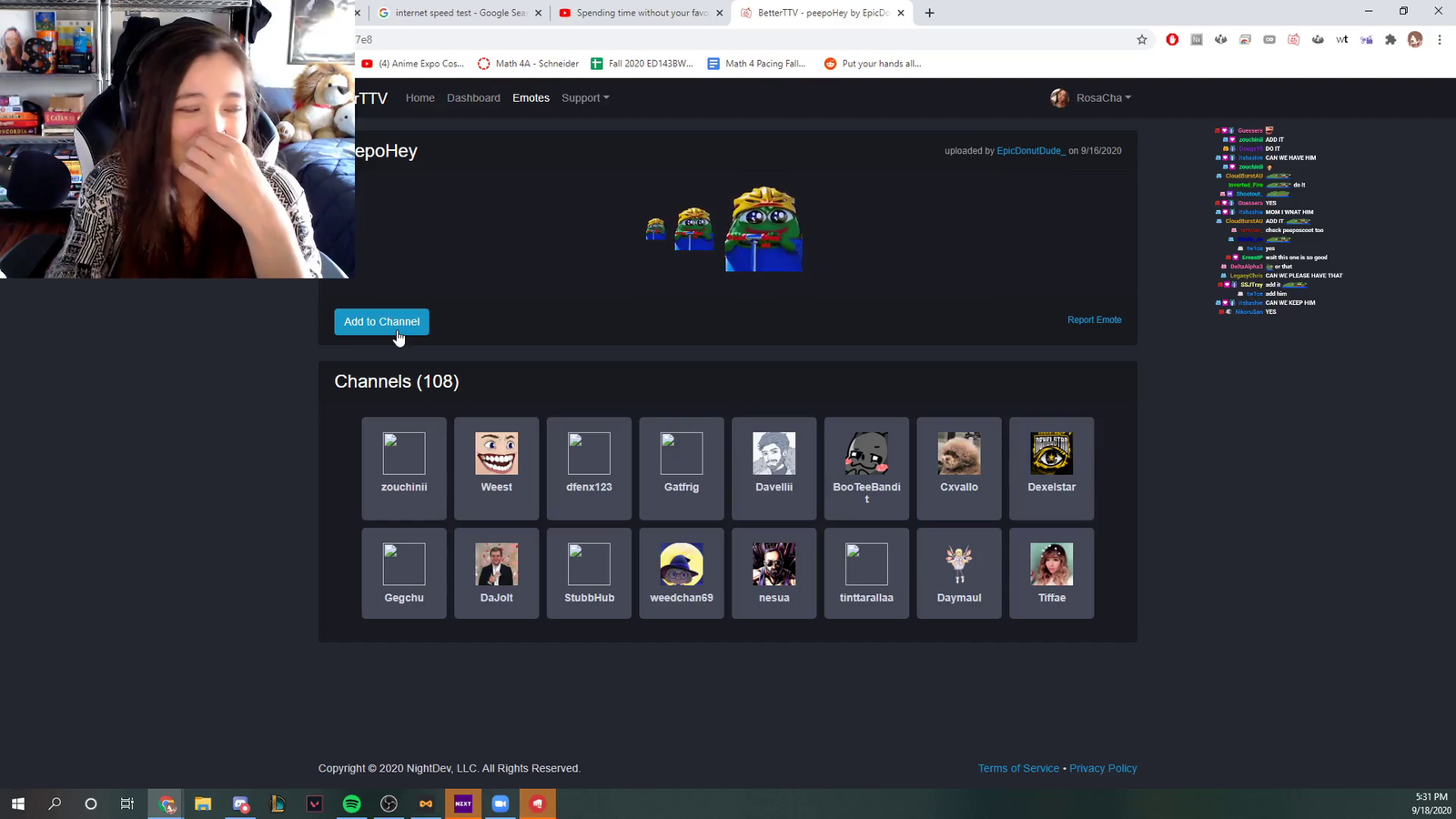 when the emotes hit you