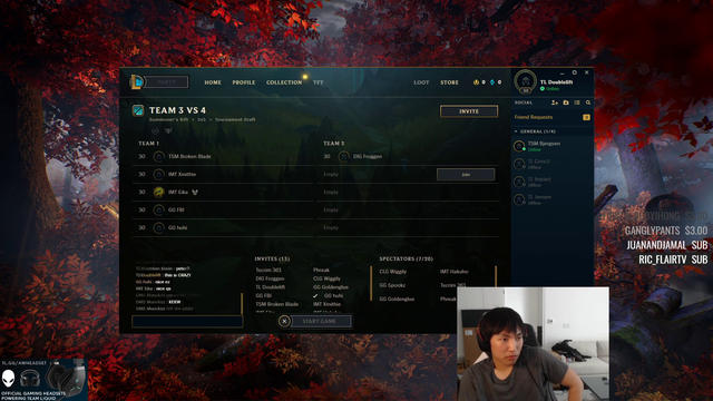 Doublelift couldn't resist the coom