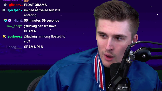 Lud shoots his shot with Obama