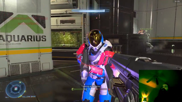 Aris has a gun fight in Halo Infinite