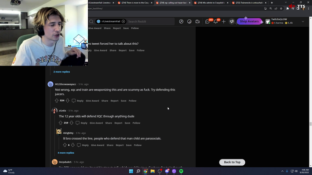 XQC admits he and train manipulated the victim to release the information in a time that suited them