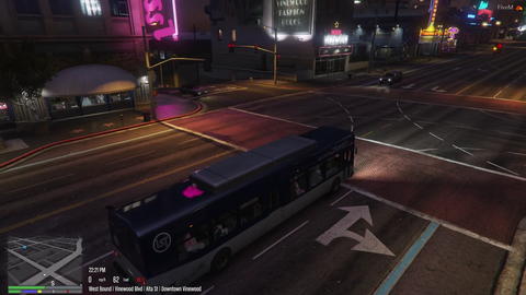 Yung Dab totally not abducting a whole bus for a bank heist while promoting his album