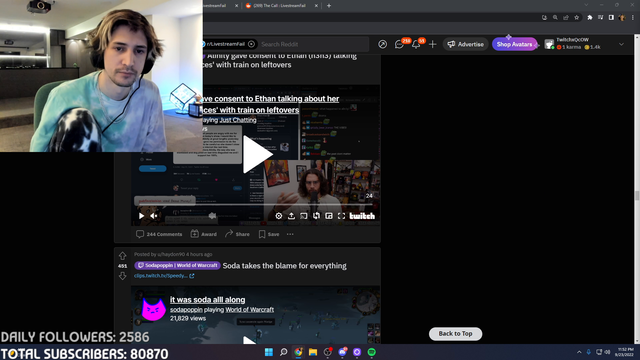 Xqc's final thoughts on Pokimane