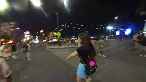 Jake says Myth, then sees Myth, Shirtless, at rave festival thingy in Vegas