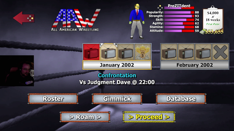Judgement Dave makes his entrance