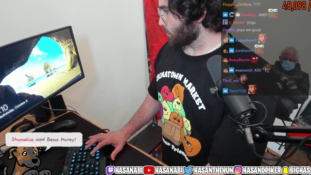 Houseanabi logs into new PC he got from LinusSexTips