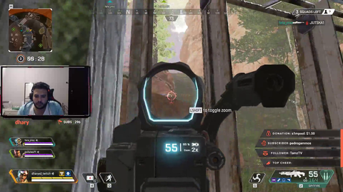 Streamer blatantly aimbotting