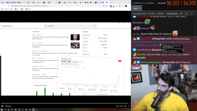 Hasan enjoys the pain of a grieving man