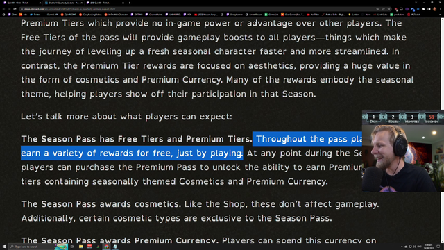 Quin69 on Diablo 4 Battlepass