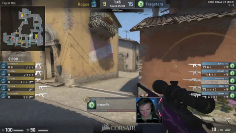 Hampton Brandon cameo in CSGO tournament