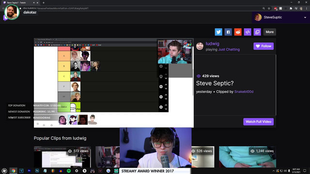 Steve Suptic is humbled