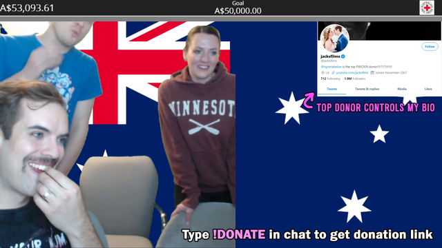 JacksFilms (Youtuber) raises over $50k for the Australian Wildfires on Twitch