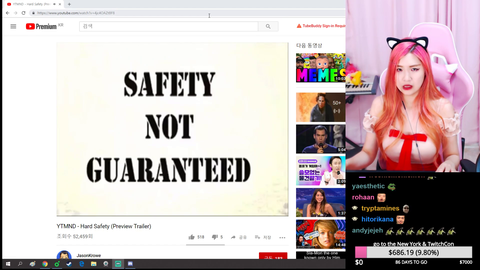 Korean streamer is scared of Poke