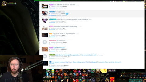 Asmon's hairline is a special effect